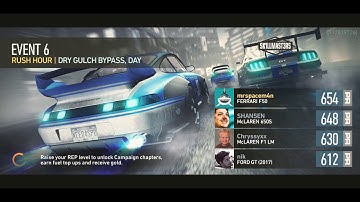 Need for Speed No Limits Ferrari F50 Day 5 Race 6 walkthrough