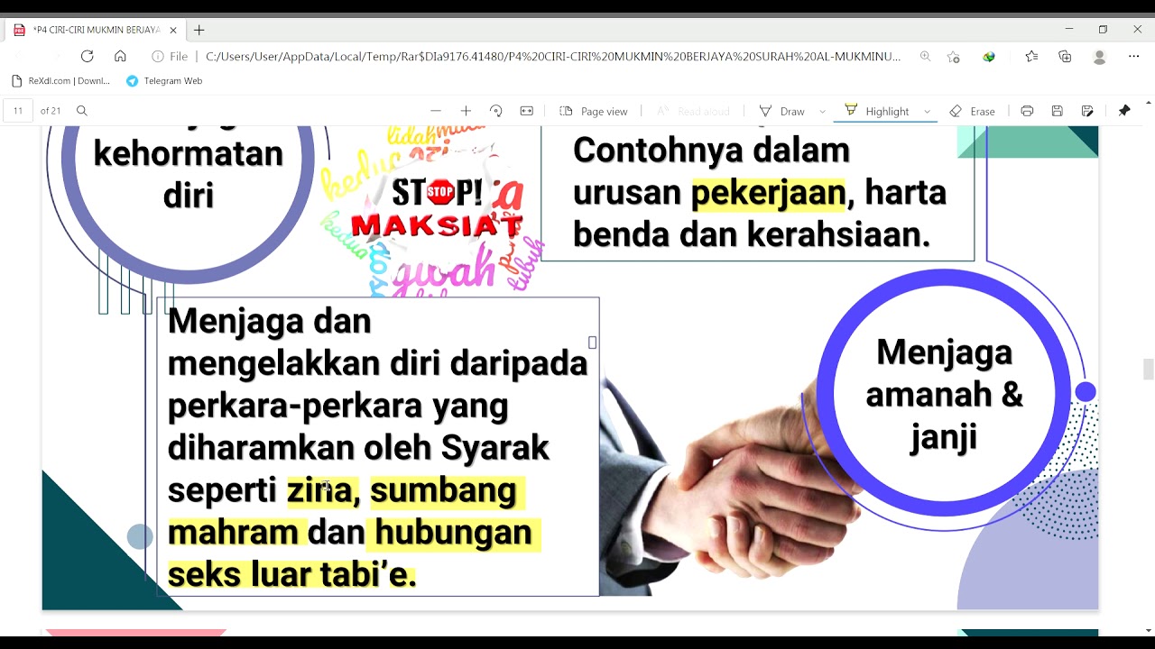 Ciri Ciri Mukmin Berjaya Surah Al Mukminun Youtube