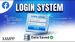 Create Facebook Login Form |HTML and PHP |using database Xammp