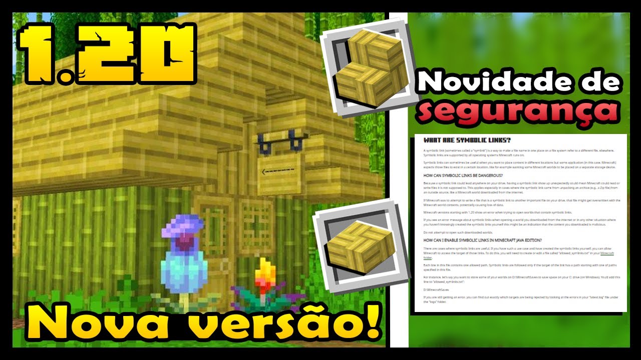 A nova atualização 1.20 é ridícula. : r/minecraftbrasil