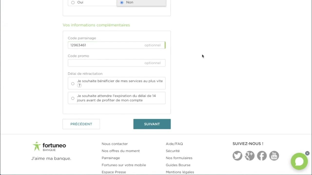 Code Promo Parrainage Fortuneo 👉 130€ OFFERTS YouTube