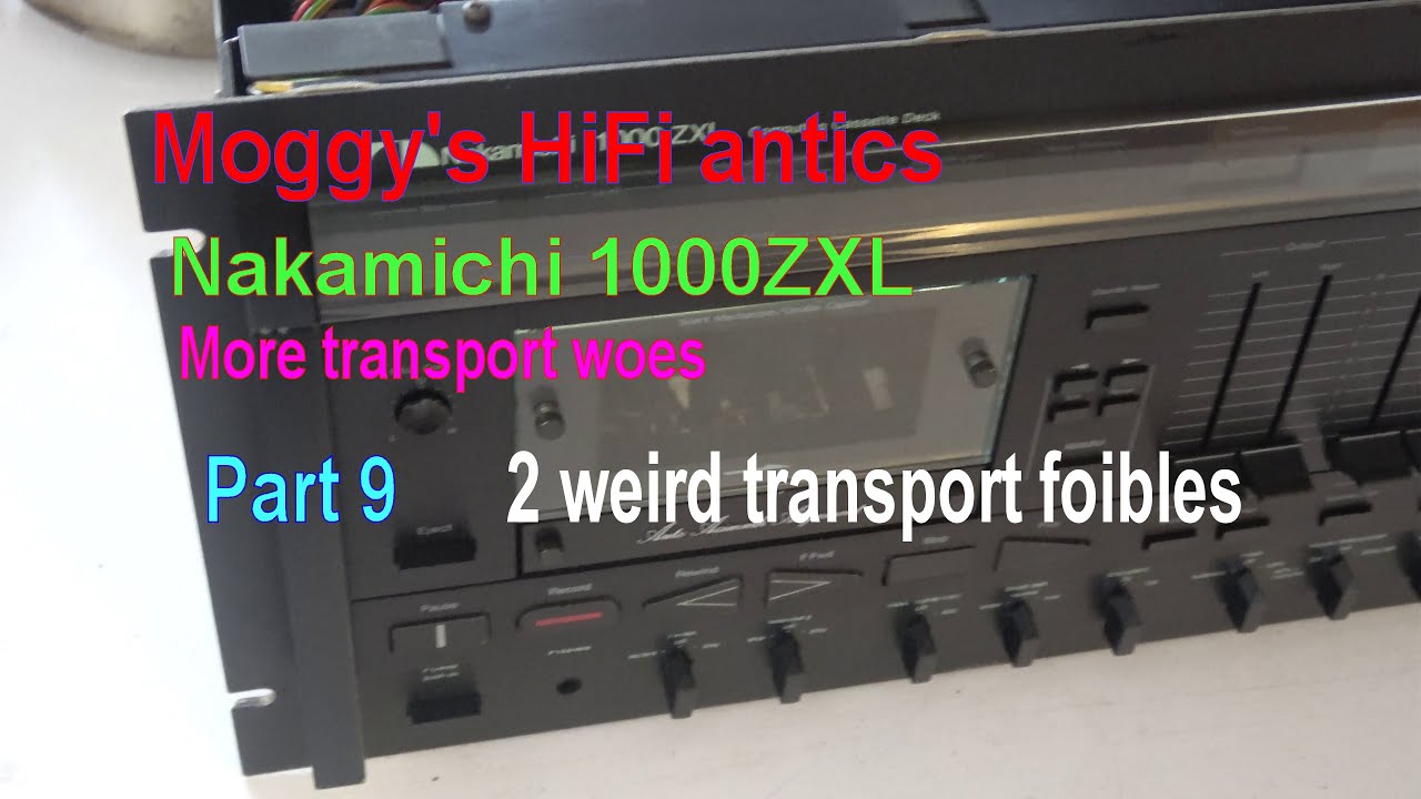 Nakamichi 1000ZXL Repair Part 9. Transport Stop/Play issue