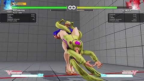 Street Fighter V R.Mika Corner Unblockable Set Up