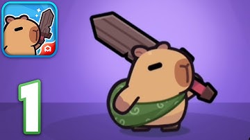 Capybara Go! - Walkthrough Gameplay Part 1 - Tutorial (iOS, Android)