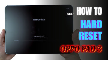 How to Hard Reset Oppo Pad 3