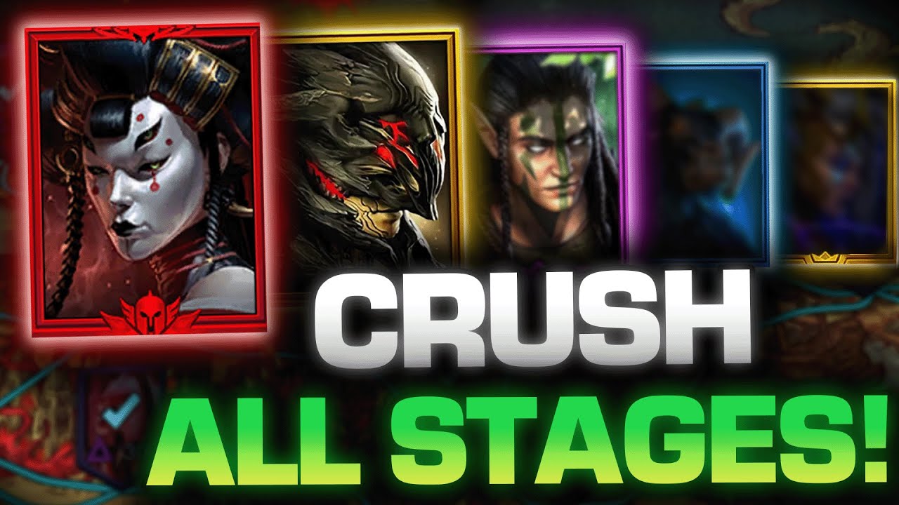 ПОКОРИТЕ ВСЕ! Эти команды РАЗРУШАЮТ САМЫЕ СЛОЖНЫЕ уровни Проклятого города! | Raid Shadow Legends