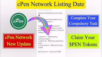cPen Network Listing Date | cPen Network New Update | cPen Listing | cPen New Task |cPen Video Code
