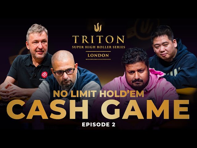 No Limit Hold'em CASH GAME | Episode 2 - Triton Poker London 2023 Part 4 class=