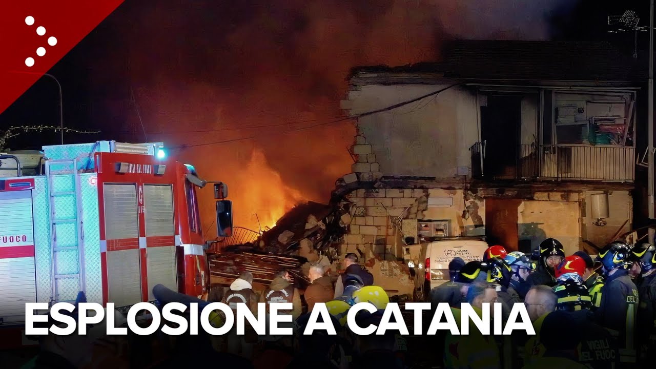 Esplosione a Catania per maxi fuga di gas, crolla palazzina a San Giovanni Galermo