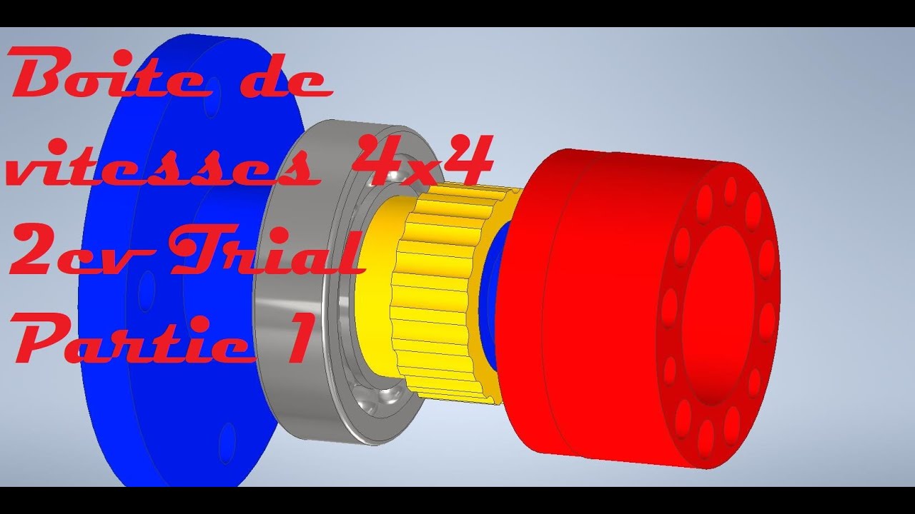 2cv trial : BV 4x4 ( boite GS) Partie 1