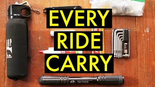 What We Carry on EVERY Ride! (Our Bicycle EDC)