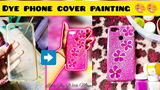 dye phone cover painting ?youtube painting art trending viral