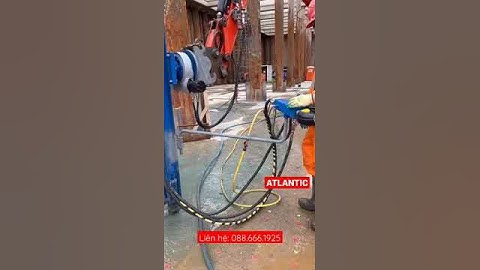 máy khoan đá gắn máy xúc #machine