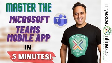How To Use Microsoft Teams Mobile App - iPhone or Android!