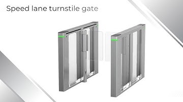 Automatic Security Access Control Swing Barrier Speed Turnstile Gate for Pedestrian--Zento