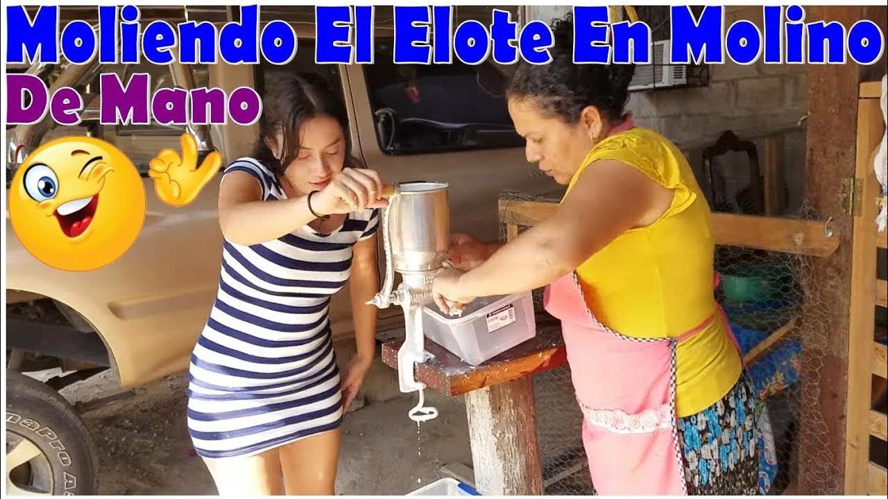 -Heidi Se Considera Un Gran Moto-ron 🥰Para Este Molino//Moliendo El Elote En El Molino De Mano-P4