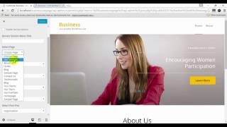 Add Service section on home page of Business One Page Theme