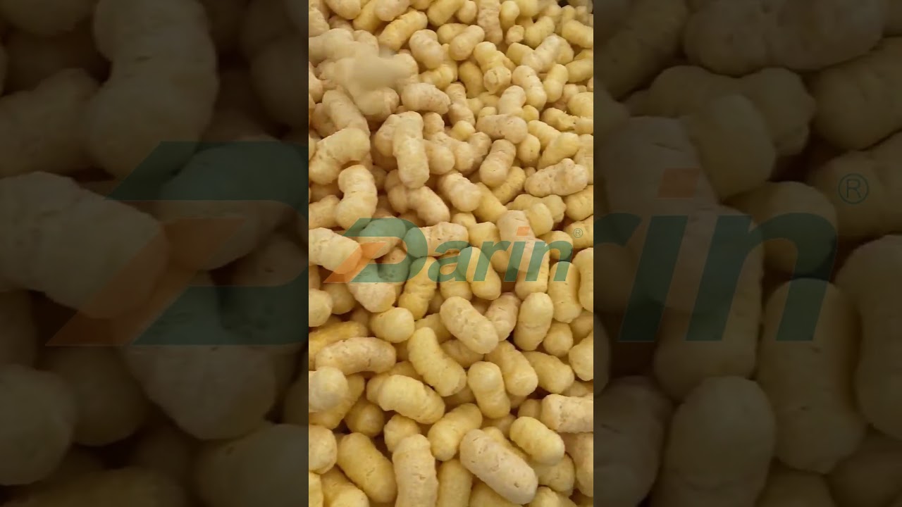 How to Make Corn Puff Snacks by Darin Mini Twin Screw Extruder Corn Puffs/Puffcorn Snack Machine