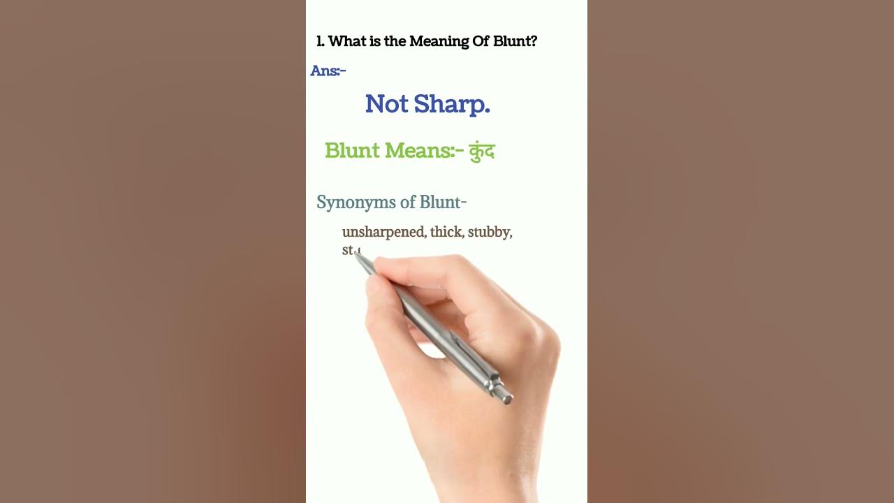 what-is-the-meaning-of-blunt-in-hindi-and-english-synonyms-of-blunt