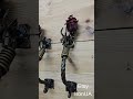 Forged Dragon Door Handles with Roses | Unique Medieval Art for Your Home