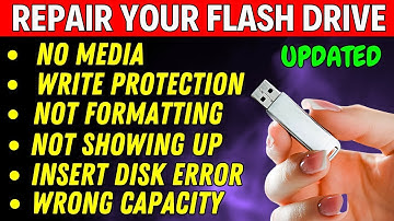 Hoe u het probleem met een USB-stick zonder media kunt oplossen || Hoe u een 0-byte flashdrive ku...