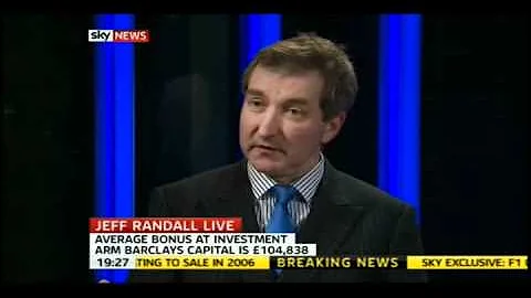 Barclays results - bonuses too high ? Jeff Randall SKY 15 Fenruary 2011