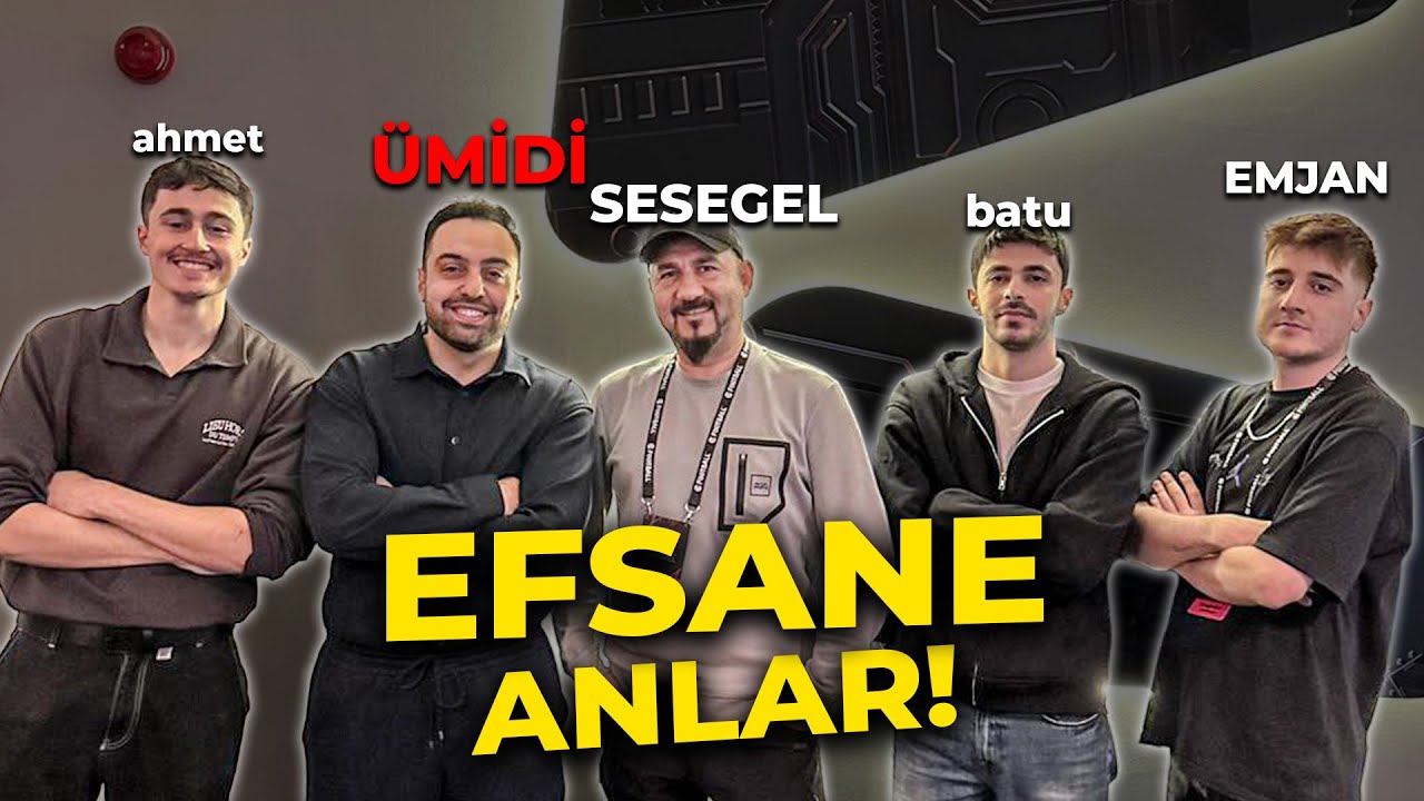 BU KADRO ŞAKA MI? SONUNDA BİR ARADAYIZ! (Ümidi,  Sesegel, Enis Kirazoğlu, Emjan)