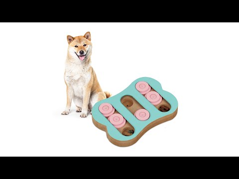 SCHITEC Kauspielzeug Für Hunde – Leckerliball Mit Labyrinth, Robuster Gummiball Für Große Hunde