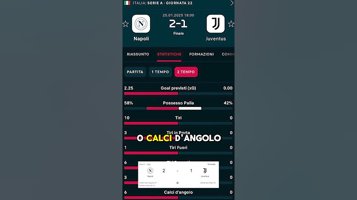 STATISTICHE impietose: la Juve sparisce nel secondo tempo || NAPOLI JUVENTUS 2-1