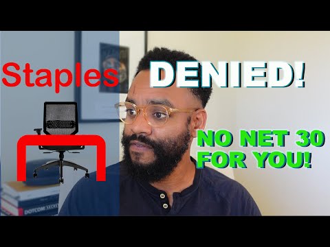 Denied for a Staples credit card | Staples Tradeline | Net 30 Vendors