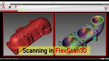 Scanning in FlexScan3D _ Сканирование в FlexScan3D _ FlexScan3D में स्कैनिंग _ 在 FlexScan3D 中扫描