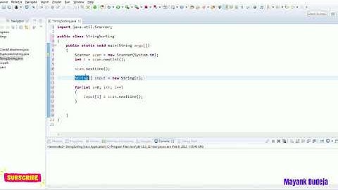 Java Program to Sort String Alphabetically | String Sorting | Sort n Number of Input Strings