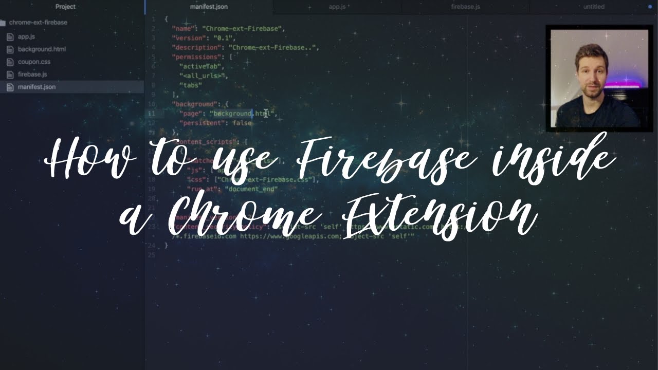 How to use Firebase inside a Chrome Extension - YouTube