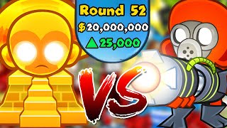 TEMPLES vs RAY OF DOOMS... Which lasts Longer? (Bloons TD Battles)