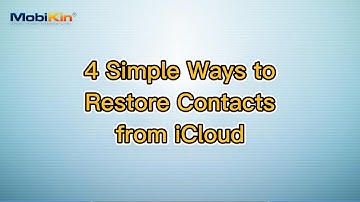 4 Simple Ways to Restore Contacts from iCloud