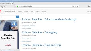 Get the XPath using Inspect tool from Chrome or Firefox