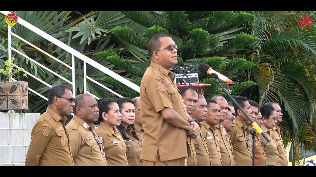 Gubernur NTT, Melki Laka Lena, memimpin Apel bersama ASN lingkup Pemerintah Provinsi NTT