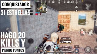 20 KILLS Y PIERDO PUNTOS, COMO ES POSIBLE? - PUBG MOBILE