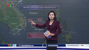 Dự báo thời tiết 18h - 25/11/2025 | Đêm nay, Biển Đông xuất hiện bão số 15 | VTVWDB