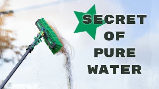 The Secret of Cleaning Windows with Pure Water