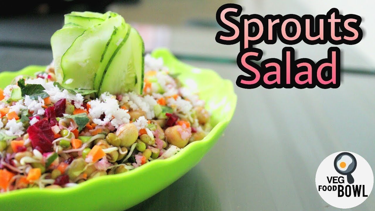 Sprouts Salad Recipe (Healthy Recipes) Sprout Recipe For Weight Loss