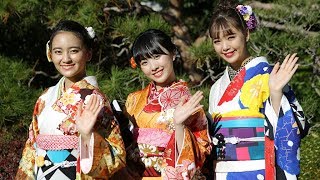 新年のあいさつ＝岡田結実＆藤田ニコル＆本田望結編