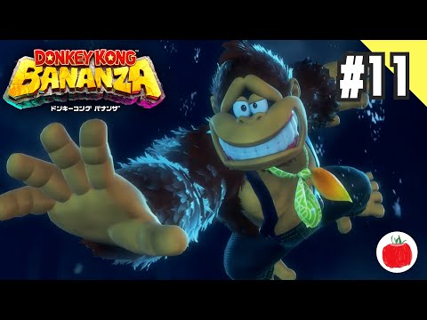 実況】ドンキーコング バナンザを初見で遊ぶいも【#11】 - YouTube