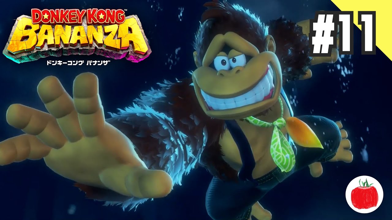 実況】ドンキーコング バナンザを初見で遊ぶいも【#11】 - YouTube