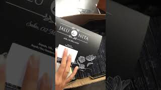 Softcover Vinnie Pack Monochrome design 1000pcs 1600 500pcs3300 200pcs 6400 #ccweddinginvitation