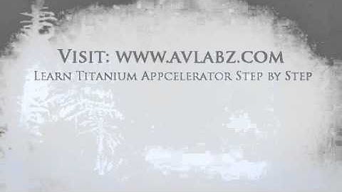 Titanium Appcelerator