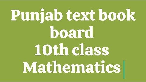 Mathematics chapter 1|Review Exercise