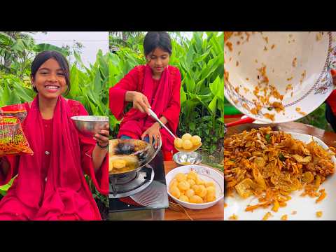 টক-ঝাল-মশলায় ফুচকা মাখার অসাধারণ স্বাদ, খেলে মন ভরে যাবে!