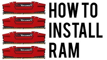 How to install Ram ( G-skill Ripjaws V )