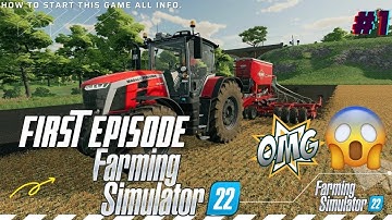 @brartvFARMING SIMULATOR 22 - Start From Scratch - ELMCREEK MAP - Part 1 - FS22 LET